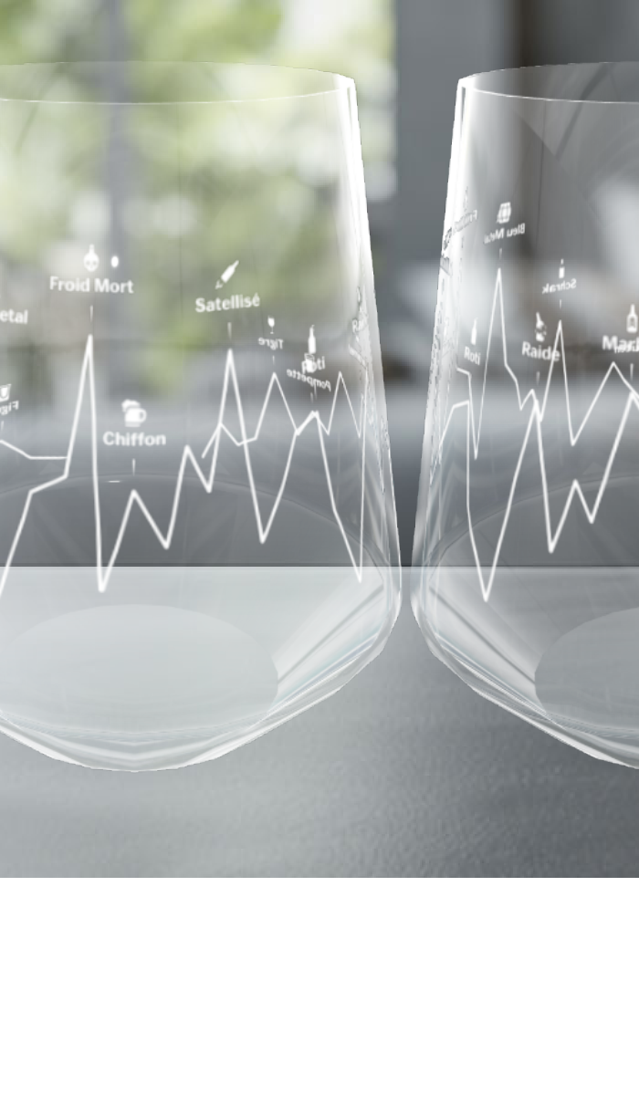 Verre Froid Mort - Face avant avec design montagne